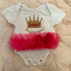 Sweet Princess Infant Girl Onsie with Tutu
